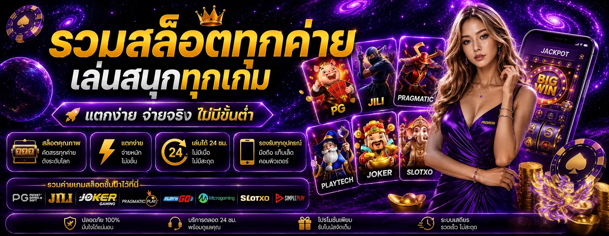 รวมเกมสล็อต FINZ88 และเกม PG